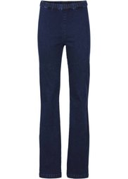 Джинсы Bootcut с эластичным поясом (синий «потертый») Bonprix