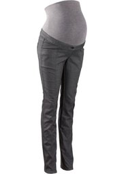 Для будущих мам: твиловые брюки с прямыми брючинами (черный) Bonprix