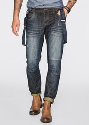 Джинсы Regular Fit Tapered, длина (в дюймах) 32 («грязный» деним) Bonprix