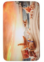 Коврик для ванной Пляж из пены-мемори (терракотовый) Bonprix