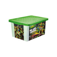 Ящик для хранения игрушек "X-BOX" "Черепашки ниндзя" 12л, Little Angel, зеленый