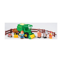 Игровой набор "Уборка урожая", John Deere, Tomy