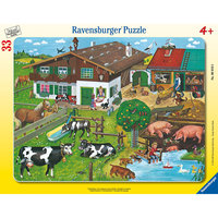 Пазл «Животные на ферме», 33 детали, Ravensburger