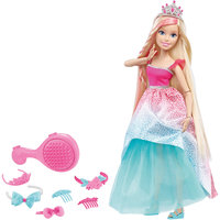 Кукла большого размера с длинными волосами, Barbie Mattel