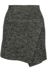 Вязаная мини-юбка асимметричного кроя Isabel Marant Etoile