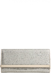 Металлизированный клатч Milla Jimmy Choo