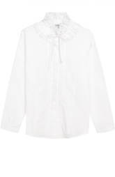 Блуза с декором из эластичного хлопка Aletta