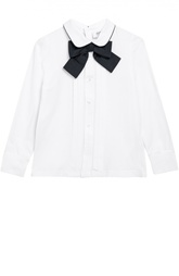 Блуза с декором из эластичного хлопка Aletta