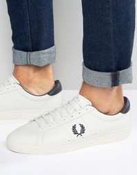 Кожаные кроссовки Fred Perry Spencer - Белый