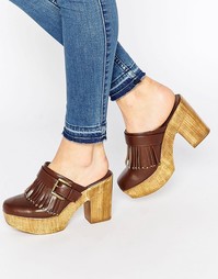 Сабо на платформе Truffle Collection Kiltie