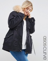 Парка ASOS CURVE Ultimate - Черный