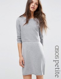 Трикотажное платье 2 в 1 на основе кашемира ASOS PETITE