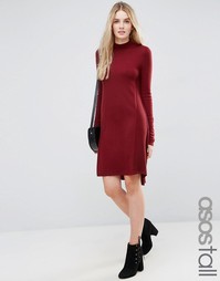 Трикотажное платье-туника из кашемировой смеси ASOS TALL