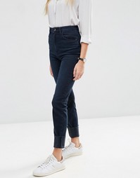 Темные джинсы в винтажном стиле с завышенной талией ASOS FARLEIGH