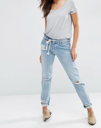 Рваные джинсы бойфренда ASOS Brady - Стираный деним