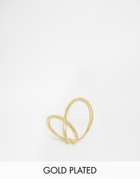 Позолоченное регулируемое кольцо Pilgrim - С золотым покрытием