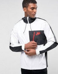 Белая куртка с капюшоном Nike AV15 804732-100 - Белый