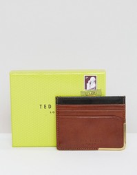 Визитница с металлическим уголком Ted Baker - Рыжий
