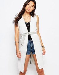 Glamorous Belted Jacket - Светло-серый