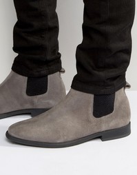 Серые замшевые ботинки челси KG By Kurt Geiger Guildford - Серый
