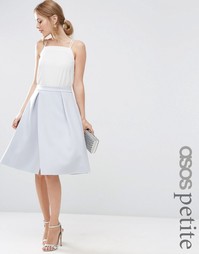 Юбка для выпускного с запахом ASOS PETITE - Blush