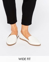Сандалии с острым носком для широкой стопы ASOS MARTHA - Белый