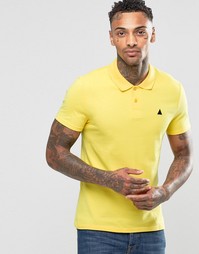 Желтая облегающая футболка‑поло из пике ASOS - Желтый