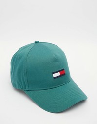 Синяя бейсболка с флагом Tommy Hilfiger - Синий