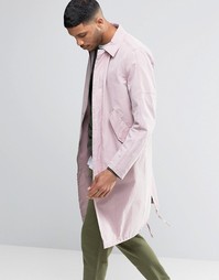 Розовый тренч ASOS - Розовый