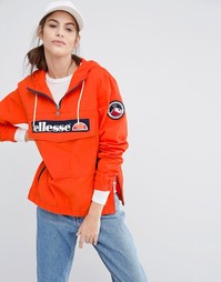 Куртка-пуловер с капюшоном и логотипом спереди Ellesse - Оранжевый