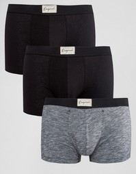 Набор из 3 пар боксеров-брифов Esprit - Черный