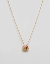 Ожерелье с цветочной подвеской Les Néréides - Мульти