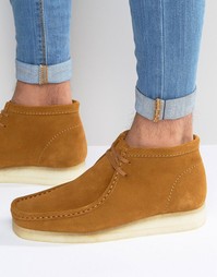 Ботинки Clarks Originals Wallabee - Рыжий