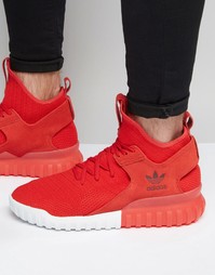 Красные кроссовки adidas Originals Tubular X Primeknit S80129