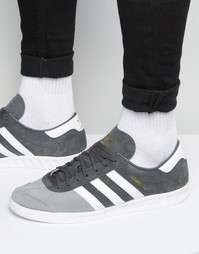adidas Originals Hamburg Trainers In Grey S79987 - Серый