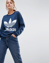 Свитшот adidas Originals - Темно-синий