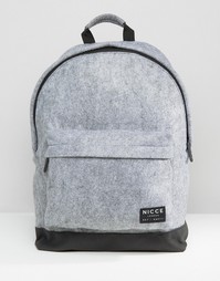 Серый фактурный рюкзак Nicce - Серый