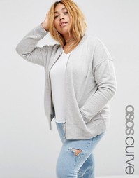 Куртка-пилот ASOS CURVE - Серый