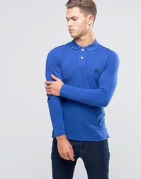 Футболка-поло из пике с длинными рукавами United Colors of Benetton
