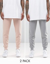 Комплект из 2 трикотажных джоггеров ASOS - Скидка 20%