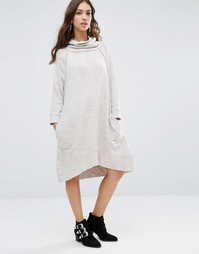 Платье с драпировкой Free People Terris - Oatmeal