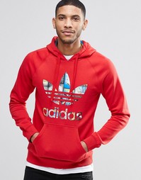 Худи adidas Originals BTS AY7796 - Красный