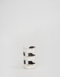 Icon Brand Ear Cuff In Silver - Серебряный