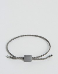 Серый плетеный веревочный браслет Ted Baker - Серый