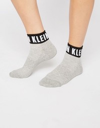 Носки с фирменным логотипом Calvin Klein - Серый