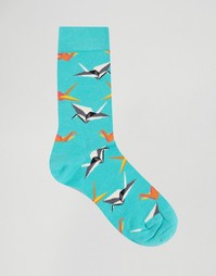 Носки Happy Socks Origami - Синий