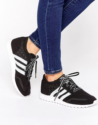 Черно-белые кроссовки adidas Originals Los Angeles - Черная основа