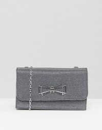 Блестящий клатч с откидным клапаном и бантом Ted Baker - Jet