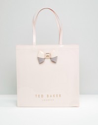 Светло-розовая большая сумка Ted Baker - Бледно-розовый