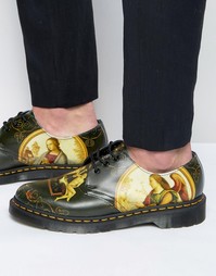 Туфли с 3 парами люверсов Dr Martens 1461 Di Paulo - Черный